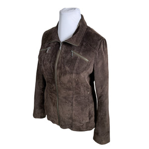 Unisex Big-L - Leather jacket, size 44 - Brown (3)