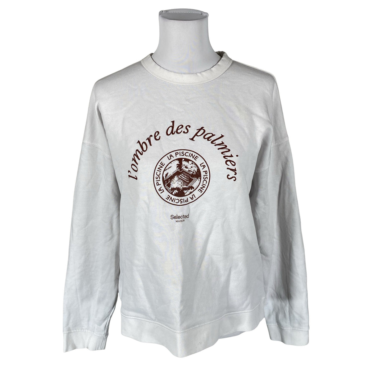 Unisex Selected - Sweatshirt, size 38 - White (1)