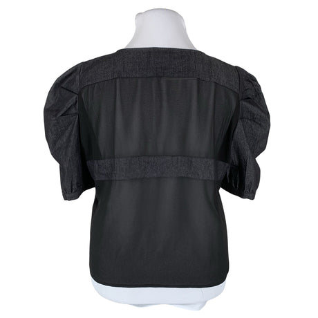 Unisex Nü Denmark - Short-sleeved blouse, size 42 - Gray (2)