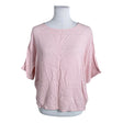 Unisex Samsoe&Samsoe - Short-sleeved blouse, size 38 - Light pink ()