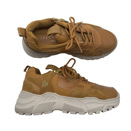 Unisex Skechers - Casual sneakers, size 36 - Brown ()