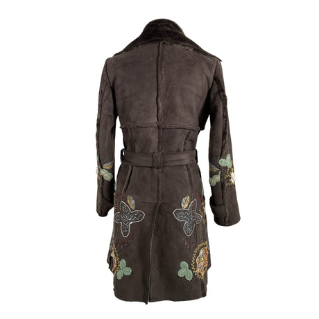 Unisex Desigual - Faux fur coat, size 38 - Brown (2)