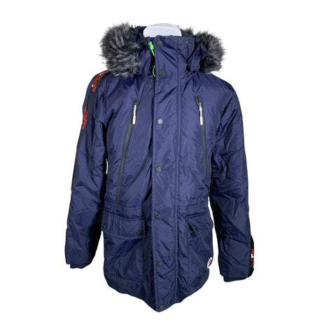 Unisex Superdry - Down jacket, size Ei kokoa - Blue ()
