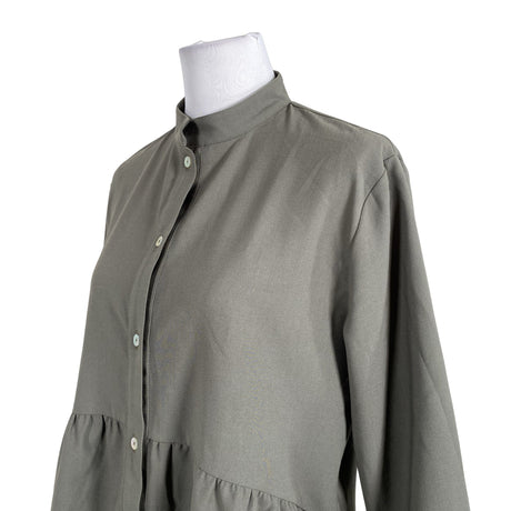 Unisex Gauhar - Schiffon dress, size 40 - Green (2)