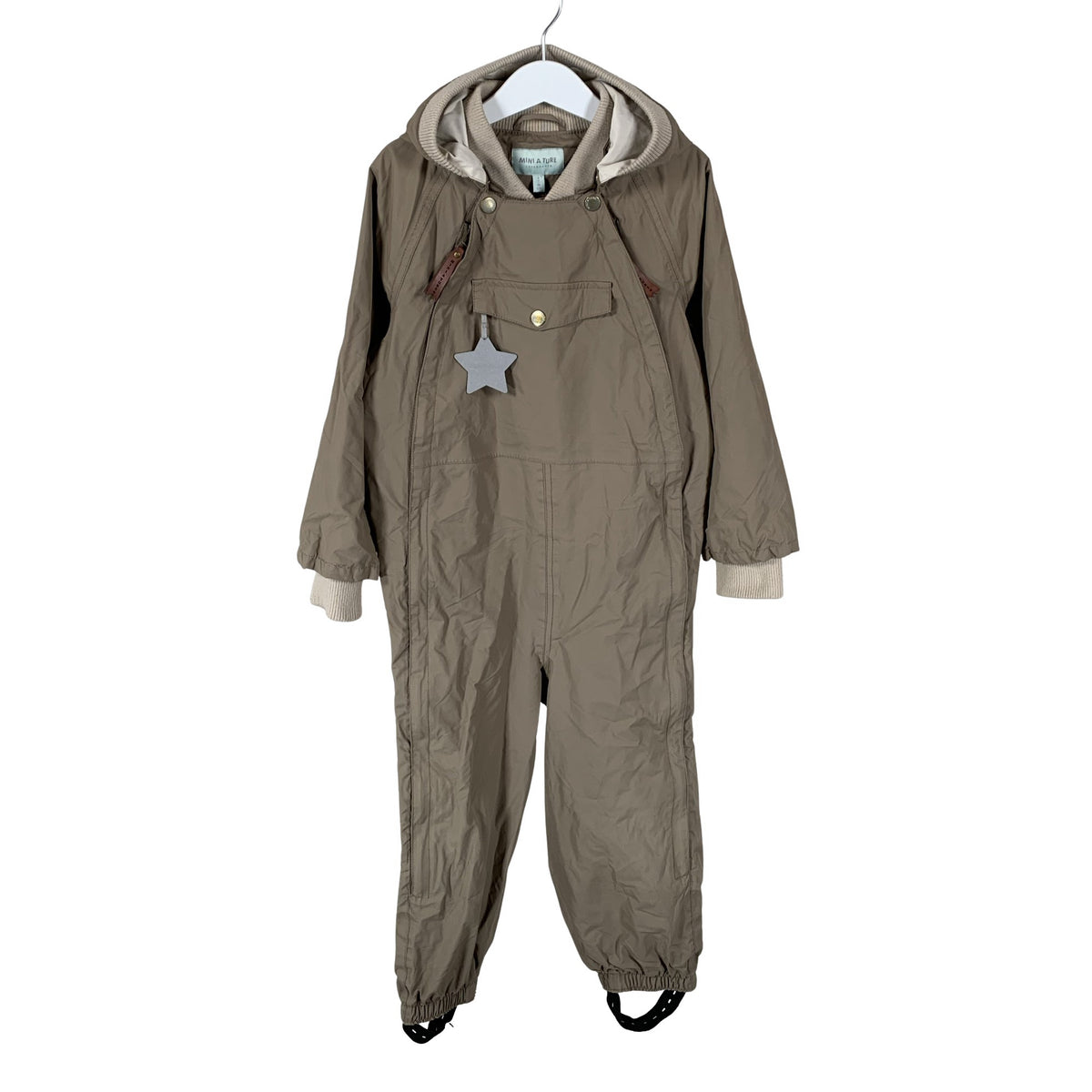 Unisex Mini A Ture - Spring/Fall overall, size 110 - 116 - Brown (1)