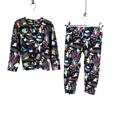 Unisex Burton - Fleece set, size 104 - 110 - Blue ()