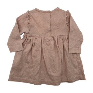 Unisex Newbie - Tricot dress, size 56 - 62 - Light pink (2)