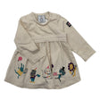 Unisex Polarn O. Pyret - Tricot dress, size 56 - 62 - Natural white ()
