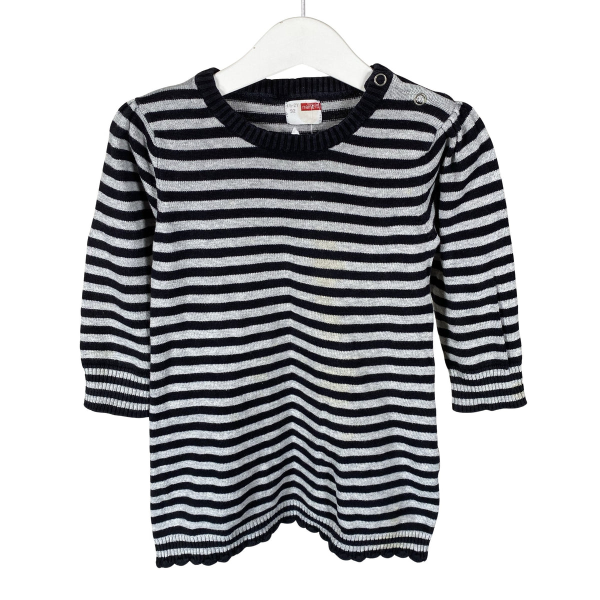 Unisex Name It - Knit dress, size 86 - 92 - Black (1)