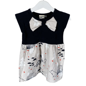 Unisex Papu - Tricot dress, size 92 - 98 - Black (1)