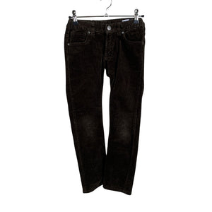 Unisex Polarn O. Pyret - Velvet pants, size 128 - 134 - Brown (1)