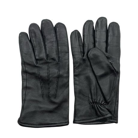 Unisex Stockmann - Leather gloves, size Ei kokoa - Black ()