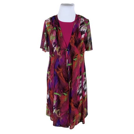 Unisex Godske - Schiffon dress, size 36 - Pink ()