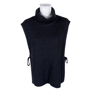 Unisex Your Face - Knit vest, size 38 - Black (1)