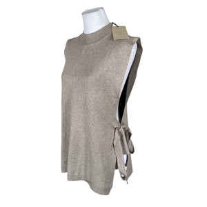 Unisex Free Quent - Knit vest, size 42 - Beige (2)