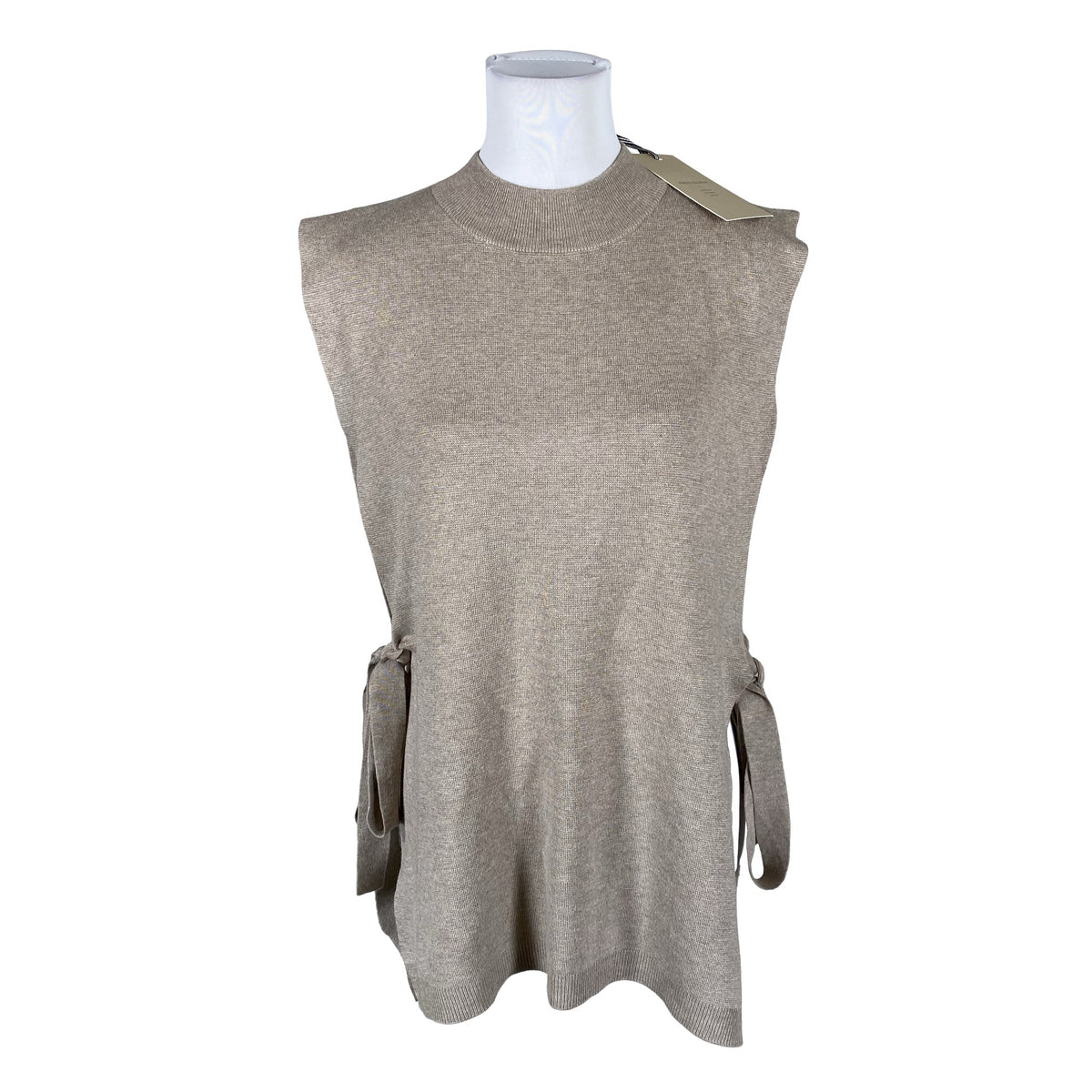 Unisex Free Quent - Knit vest, size 42 - Beige (1)