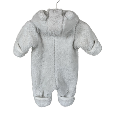 Unisex Lindex - Fleece overall, size 50 - 56 - White (2)