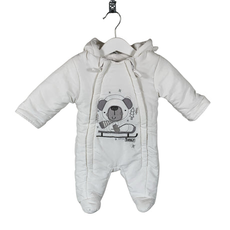 Unisex Rock a Bye Baby - Winter overall, size 56 - 62 - White ()