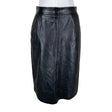 Unisex Handmade - Leather skirt, size 38 - Black ()