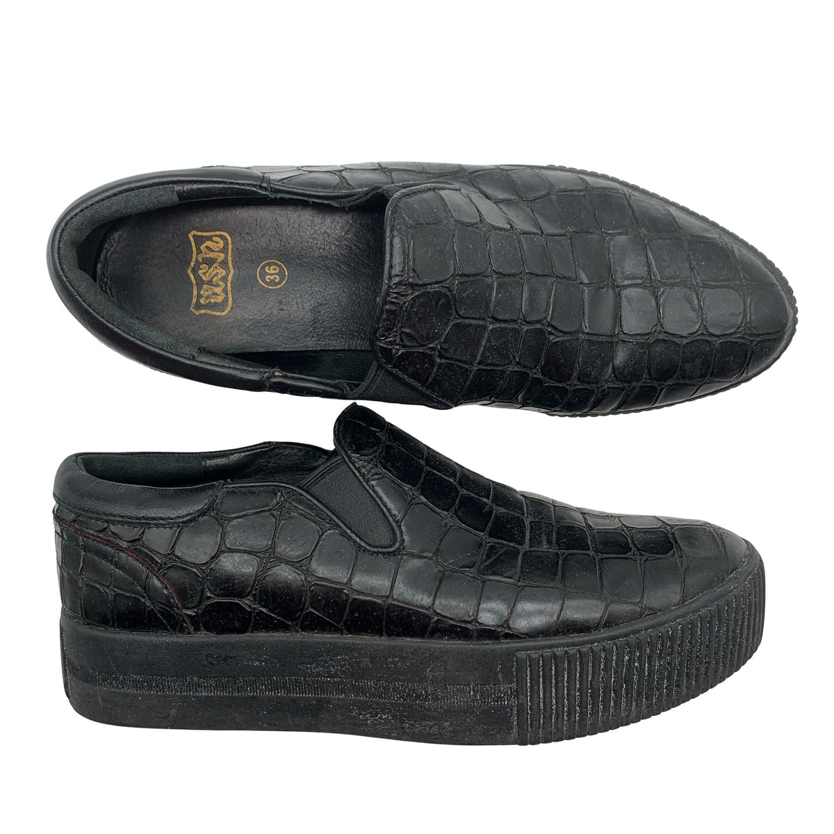Unisex Ash - Loafers, size 36 - Black (1)