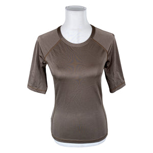 Unisex Arket - Sports shirt, short sleeve, size 38 - Brown (1)