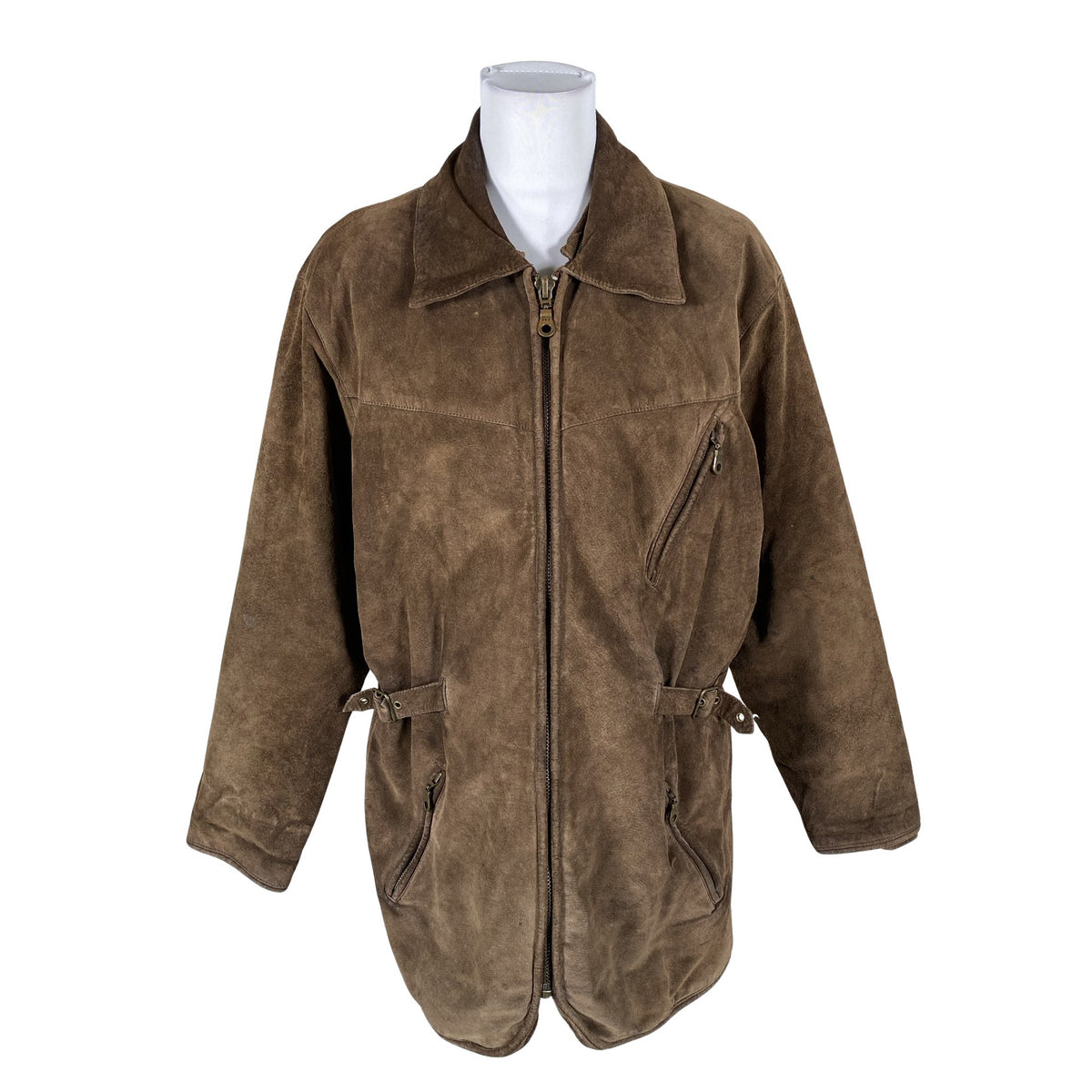 Unisex Saki - Leather jacket, size 40 - Brown (1)