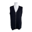 Unisex Anne Linnonmaa - Knit vest, size 38 - Black ()