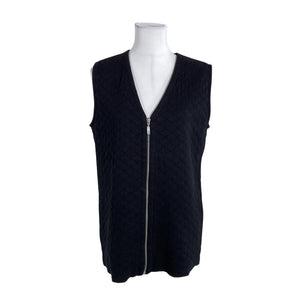 Unisex Anne Linnonmaa - Knit vest, size 38 - Black (1)