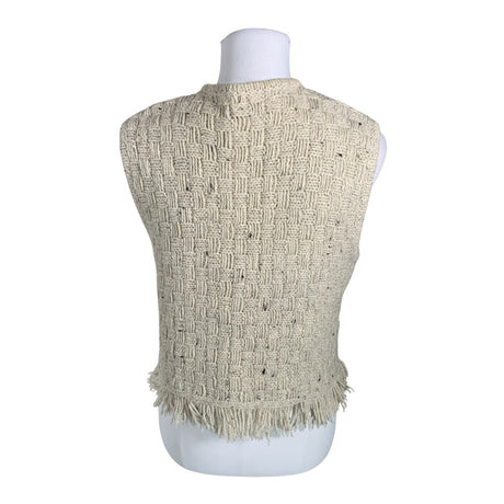 Unisex Benetton - Knit vest, size 38 - Beige (2)