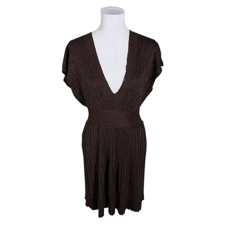 Unisex Soya - Knit dress, size 40 - Brown ()
