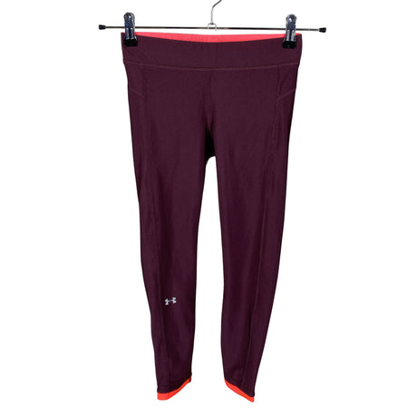 Unisex Under Armour - Sports tights, size 36 - Wine red ()