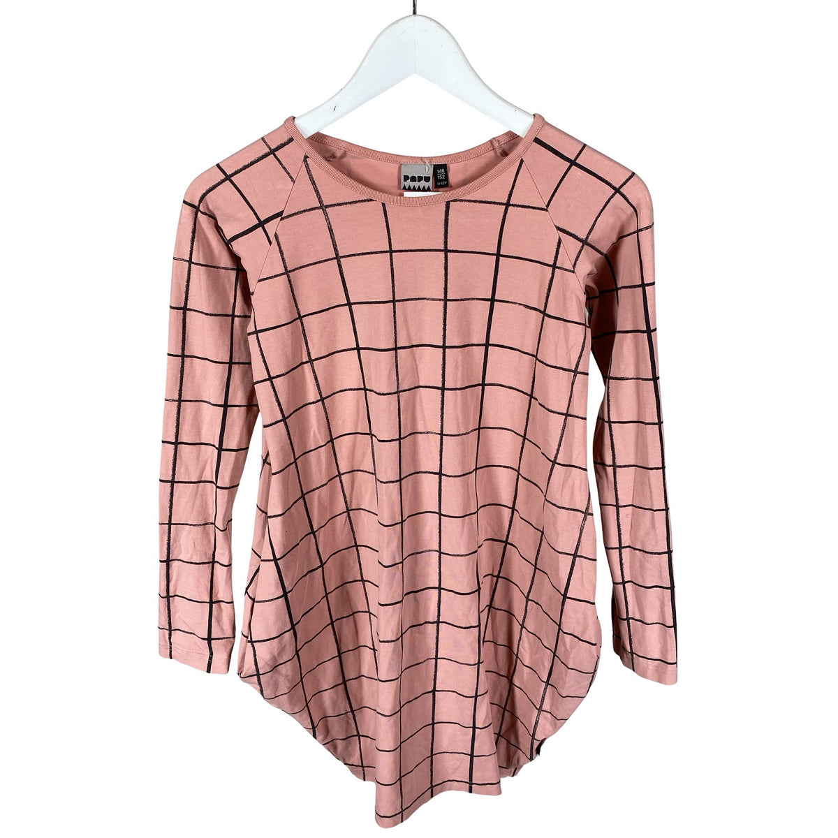 Unisex Papu - Tricot dress, size 140 - 146 - Light pink (1)