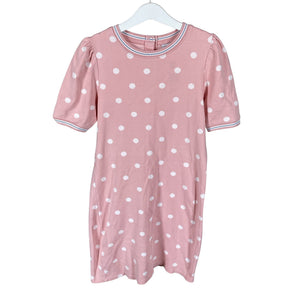 Unisex Polarn O. Pyret - Tricot dress, size 146 - 152 - Light pink (1)