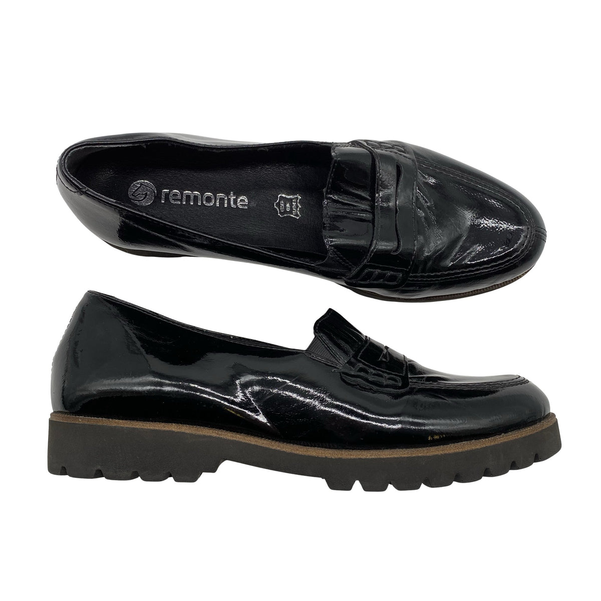 Unisex Remonte - Loafers, size 39 - Black (1)