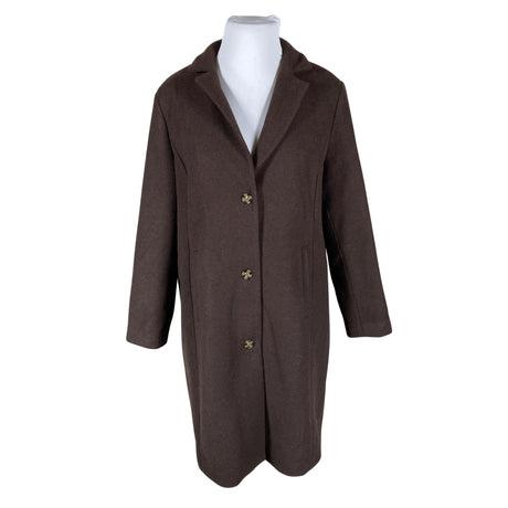 Unisex Soyaconcept - Wool coat, size 42 - Brown ()
