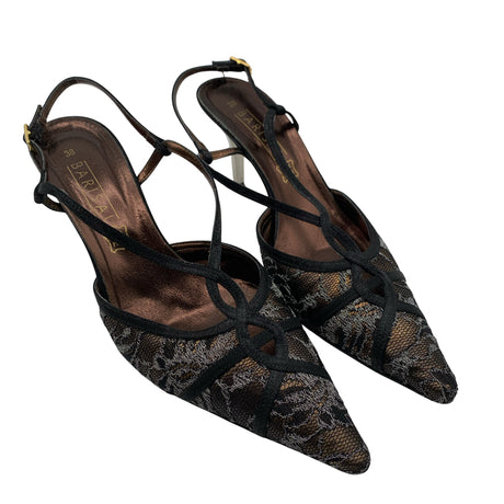 Unisex Barisal - Evening high heels, size 38 - Black (2)