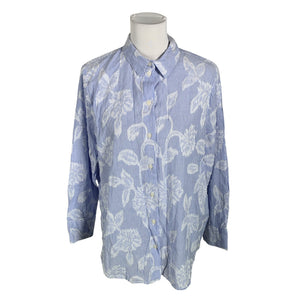 Unisex Fransa - Collared shirt, size 38 - Light blue (1)