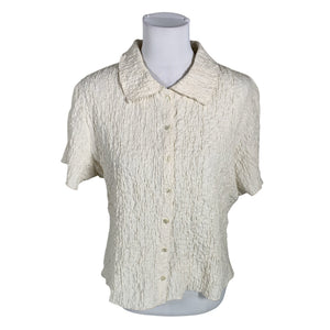 Unisex Lindex - Short-sleeved blouse, size 40 - Beige (1)