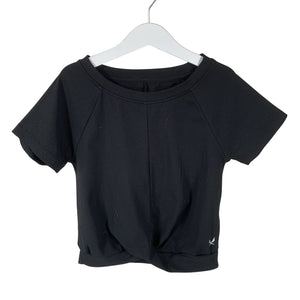 Unisex Soc - Sports shirt, short sleeve, size 134 - 140 - Black (1)