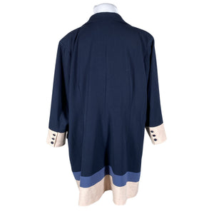 Unisex Zizzi - Trench coat, size 52 - Blue (2)