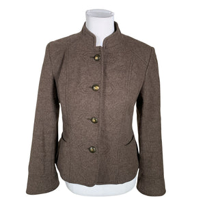 Unisex Next - Wool coat, size 38 - Brown (1)