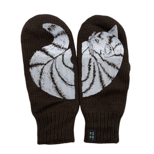 Unisex Moiko - Mittens, size Ei kokoa - Brown (1)