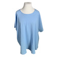 Unisex Zizzi - Short-sleeved blouse, size 58 - Light blue ()