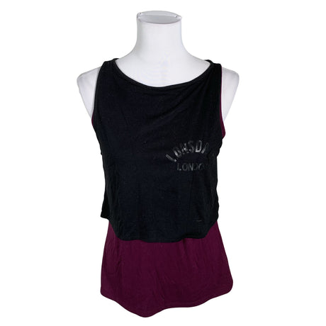 Unisex Lonsdale - Tricot tank top, size 38 - Black ()