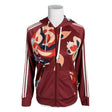 Unisex Adidas - Track jacket, size 38 - Wine red ()