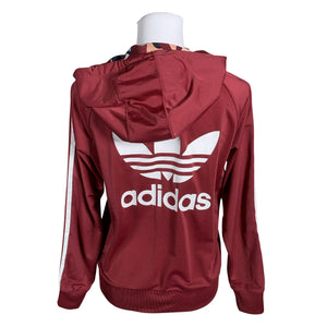 Unisex Adidas - Track jacket, size 38 - Wine red (2)