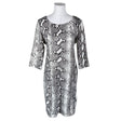 Unisex Fransa - Tricot dress, size 40 - White ()