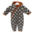 Unisex Lindex - Fleece overall, size 56 - 62 - Brown ()