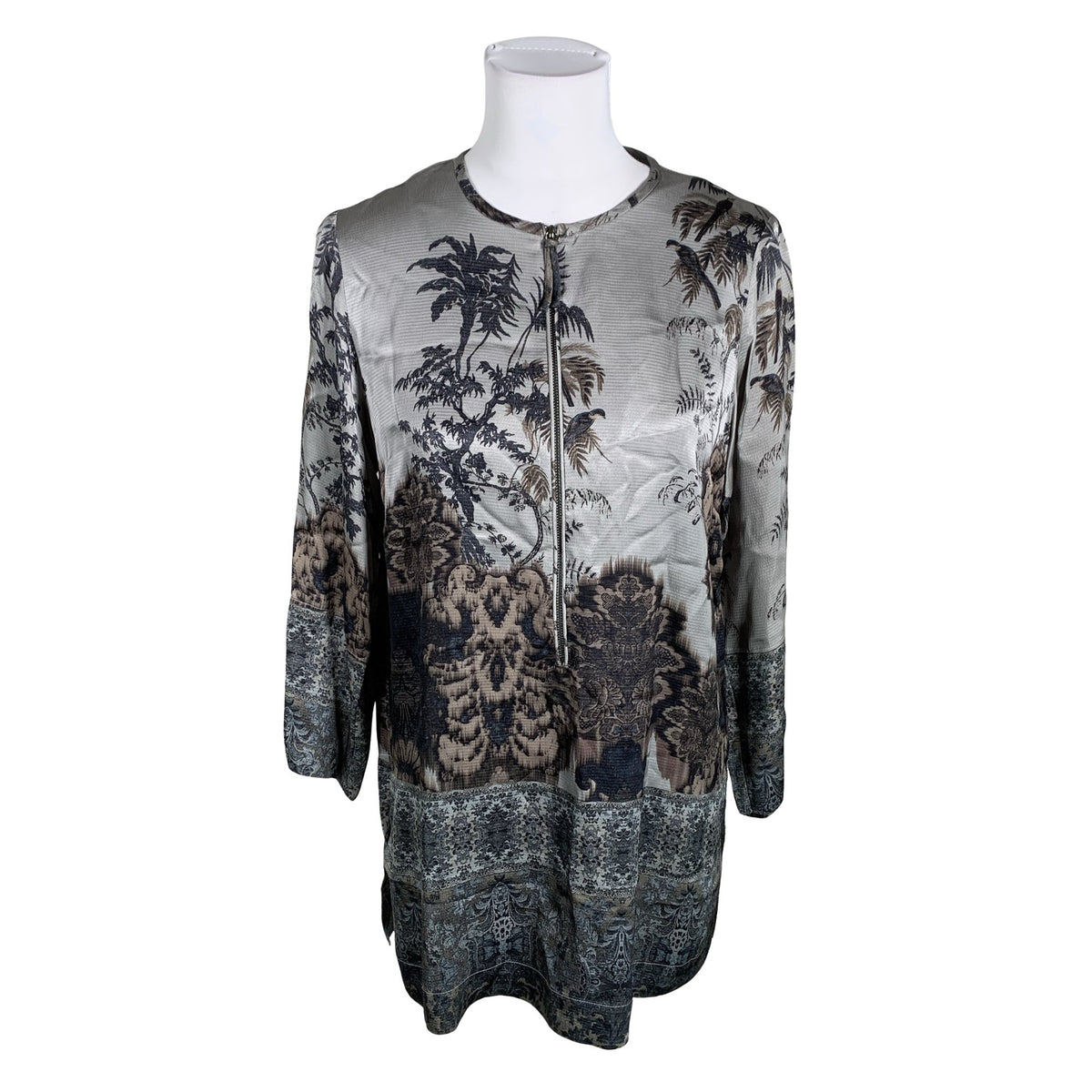 Unisex Gustav - Schiffon dress, size 34 - Gray (1)