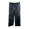 Unisex Big-L - Leather pants, size 38 - Black ()